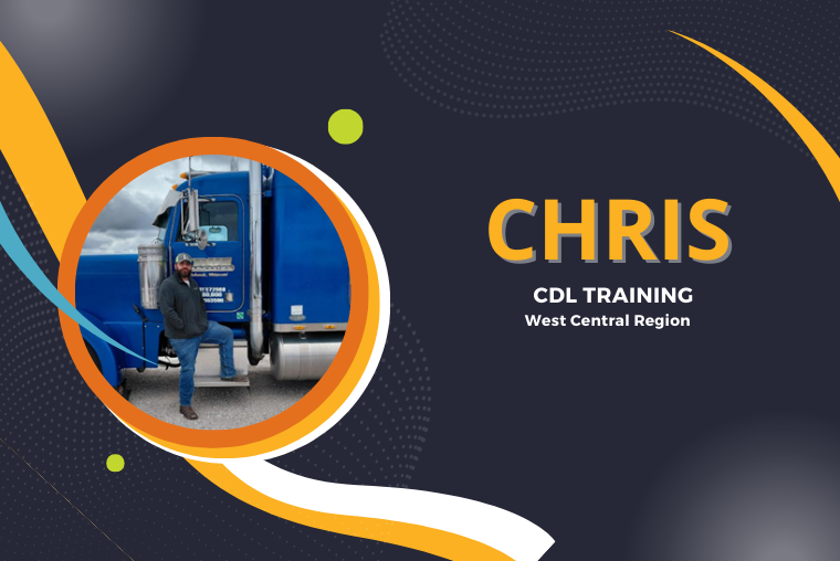 West Central Region Job Center Success Story: Chris Launches CDL Career